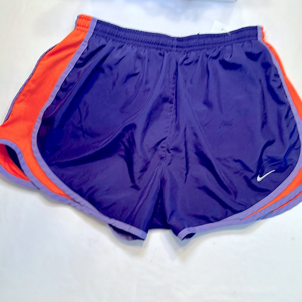 NIKE Dry Fit Running Short in Purple and Orange Accent Panel Size M
